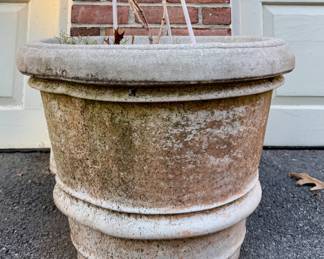 (2) Cement Planters