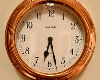 Baskerville Wall Clock