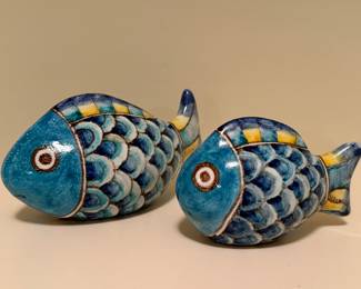 (2) Pottery Fish (Portugal)