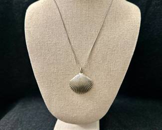 Sterling Silver Shell Necklace