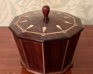 Wood Box with MOP Inlay