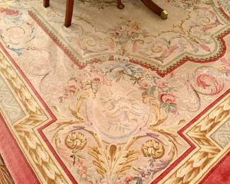 Savonnerie Hand Knotted Rug