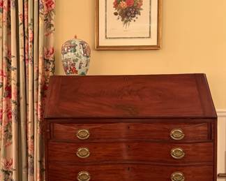 Antique  Mahogany Drop Front Desk