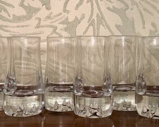 (6) Art Glass Shot Glasses