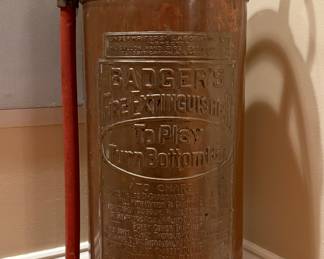 Antique Badger's Fire Extinguisher 