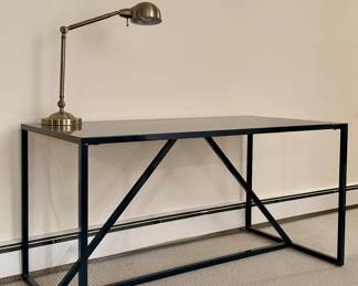 Modern Desk with Adjustable Lamp