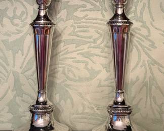 Frank M. Whiting Sterling Silver Candlesticks
