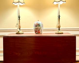 Antique Drop Leaf Console/Dining Table