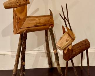 Rustic Xmas Reindeer