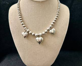 Sterling Silver Heart Necklace