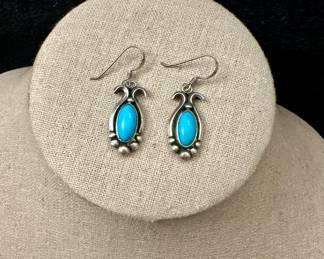 Sterling Silver & Turquoise Earrings
