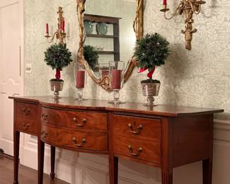 Antique c. 1700 Hepplewhite Sideboard 