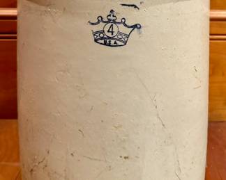 Robinson Ransbottom #4 Stoneware Crock