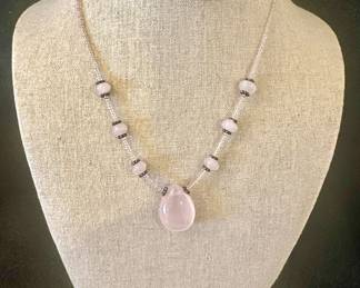 Pink Stone Necklace
