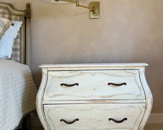 (2) Henredon Distressed Nightstands