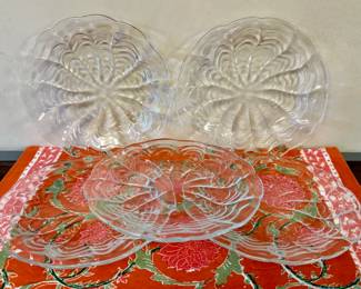 (5) Vintage Luncheon Plates