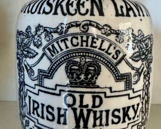 Vintage Cruiskeen Lawn Old Irish Whisky Bottle - Belfast