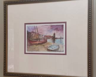 Signed Watercolor