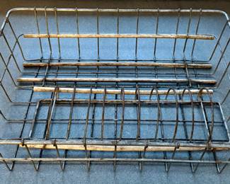 Antique Wire Dish Rack