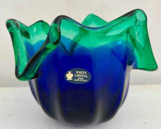 White Cristal (Murano Glass) Bowl