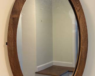 Antique Walnut Mirror