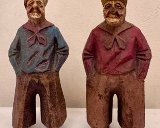 Carved Folk Art Figures