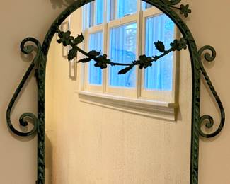 Shabby Chic Iron Mirror