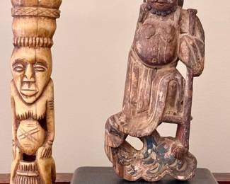 Vintage Hand Carved Figurines