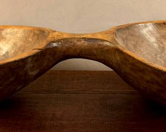 Antique Double Dough Bowl