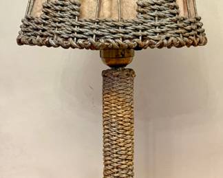 1905 Arts & Crafts Rope Lamp