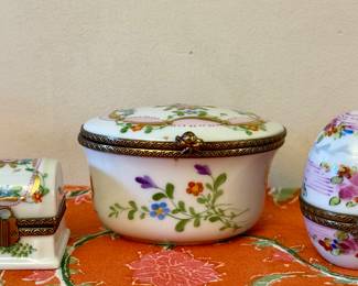 Limoges Trinket Boxes