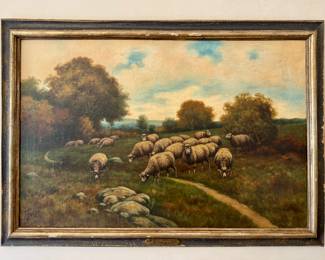 "Early Evening" Oil on Canvas, Signed F. Brillet