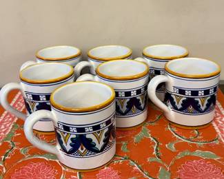 (7) Deruta (Italy) Mugs
