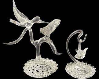 Handblown Glass Hummingbird 