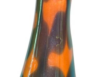 Hand Blown Art Glass Vase 