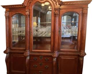 Gorgeous Solid Wood China Cabinet 