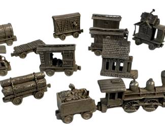 Boyd Perry Mini Pewter Train Set 