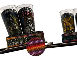 Guatemala Shot Glass Display Set 
