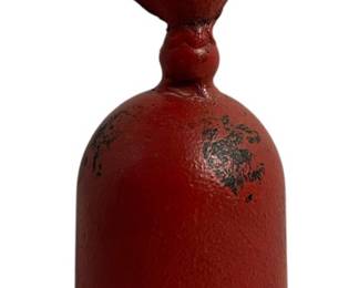 Red Cast Iron Cardinal Bird Bell 