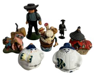 Variety of Miniature Figurines 
