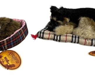 Wilcor Fur Animals Sleeping Kitten Puppy 