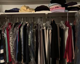 Tons of vintage clothes. This is just a small sample.