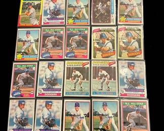 Steve Garvey Vintage Baseball Card Lot. 10 x All-Star / World Series Champion / 2 x MVP / Dodgers / Padres