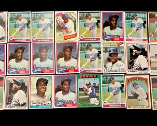 Dusty Baker Vintage Baseball Card Lot. 2 x All-Star / 2 x World Series Champion / 3 x Manager of the Year