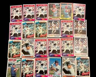 Bucky Dent Vintage Baseball Card Lot. 3 x All-Star / 2 x World Series Champion / World Series MVP / Yankees