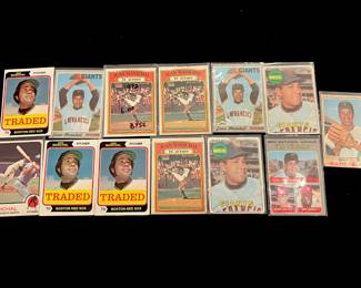 Juan Marichal Vintage Baseball Card Lot. HOF / 10 x All-Star / No-Hitter Pitcher for San Francisco Giants