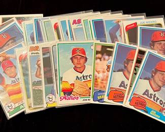 Joe Niekro Vintage Baseball Card Lot. All-Star / World Series Champion / Astros HOF