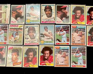 Bobby Bonds Vintage Baseball Card Lot. 3 x All-Star / 3 x Gold Glove Winner / San Francisco Giants