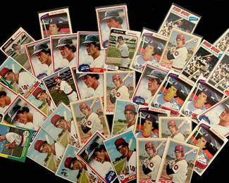 Dwight Evans Vintage Baseball Card Lot. 3 x All-Star / 8 x Gold Glove Award Winner / Boston Red Sox HOF