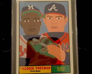 Freddie Freeman Topps Project70 Card Sealed - by Keith Shore Limited Edition
